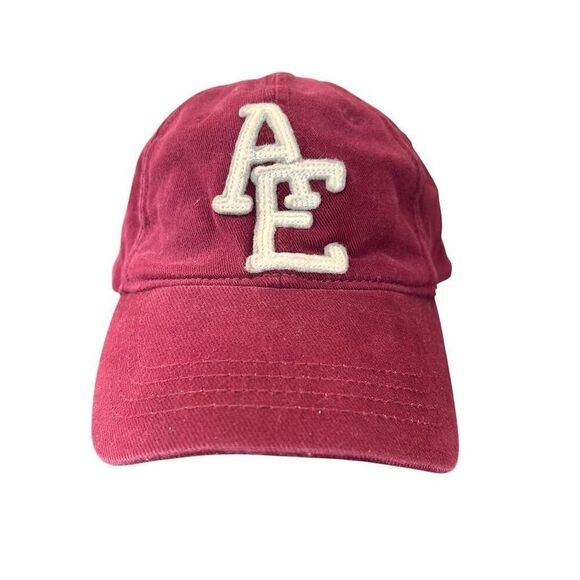 American Eagle Unisex‎ Burgundy Baseball Cap Adjustable Strap - Picture 1 of 6
